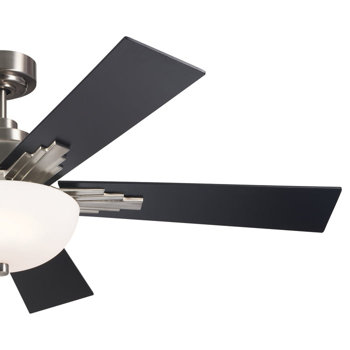 Kichler 300345BSS 52" Ceiling Fan, Brushed Stainless Steel