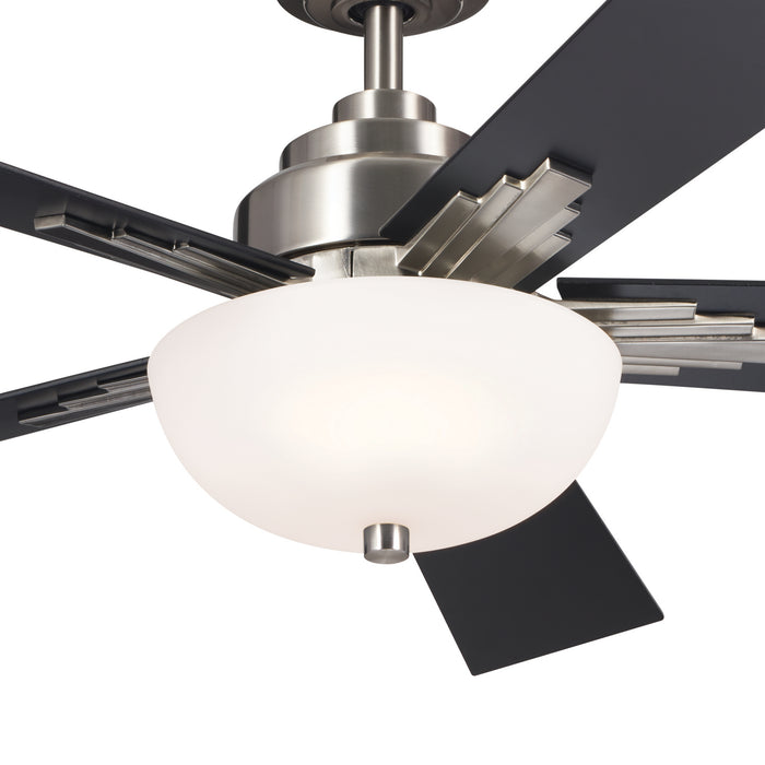 Kichler 300345BSS 52" Ceiling Fan, Brushed Stainless Steel