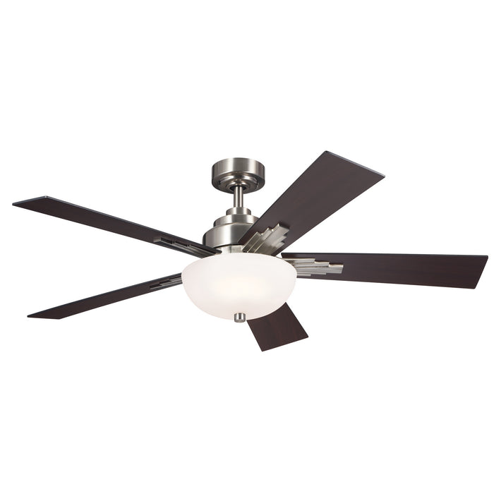 Kichler 300345BSS 52" Ceiling Fan, Brushed Stainless Steel