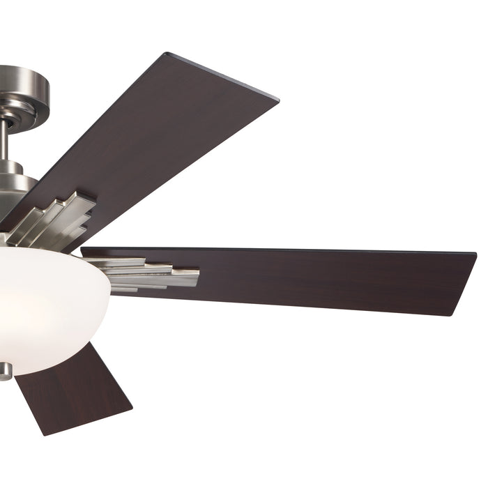 Kichler 300345BSS 52" Ceiling Fan, Brushed Stainless Steel