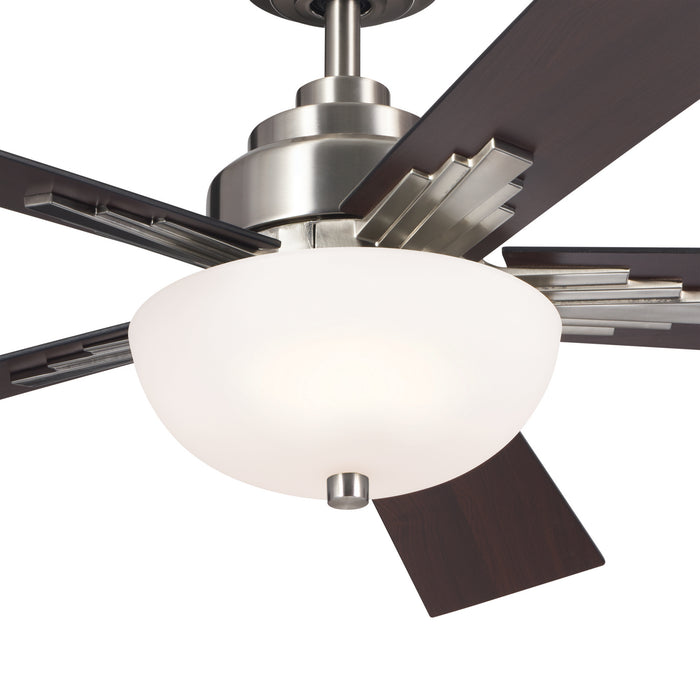 Kichler 300345BSS 52" Ceiling Fan, Brushed Stainless Steel