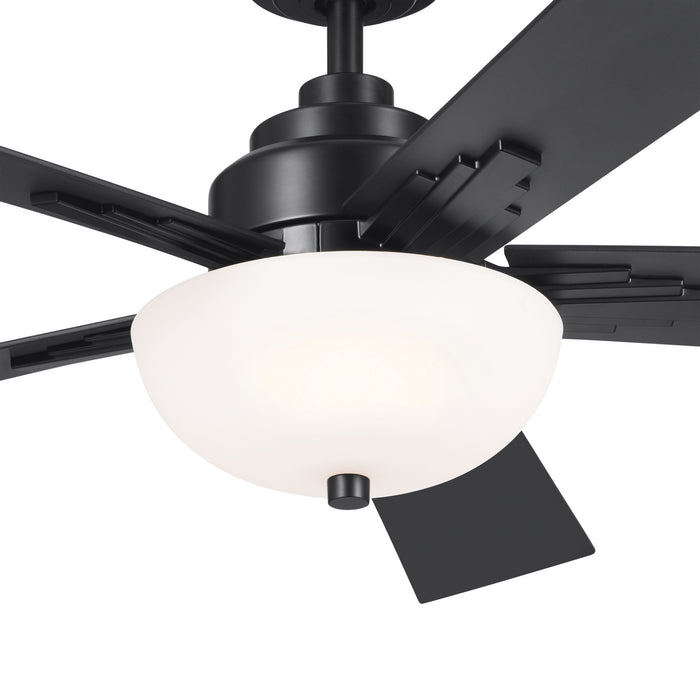 Kichler 300345SBK 52" Ceiling Fan, Satin Black
