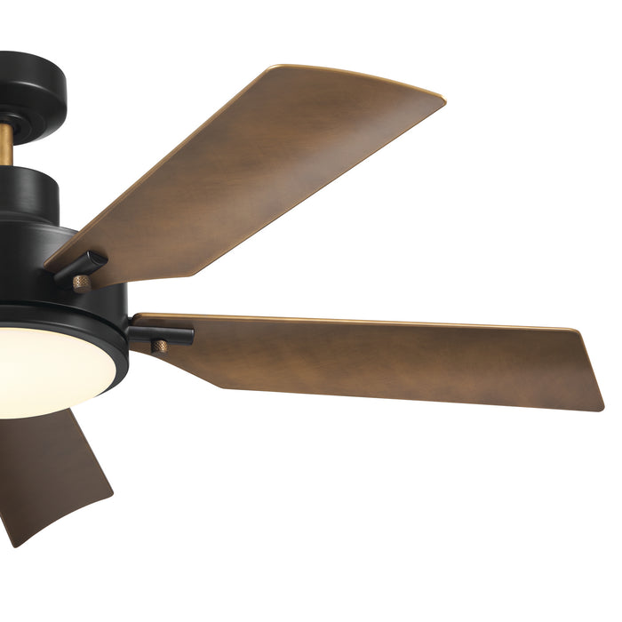 Kichler 330057SBK 56" Ceiling Fan, Satin Black