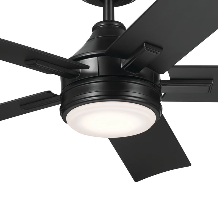 Kichler 310075SBK 52" Ceiling Fan, Satin Black