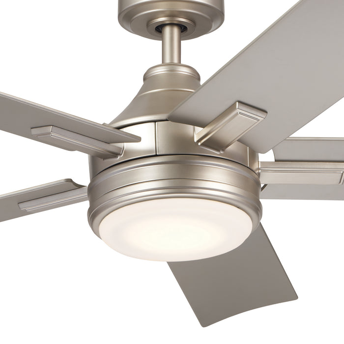 Kichler 310075NI 52" Ceiling Fan, Brushed Nickel