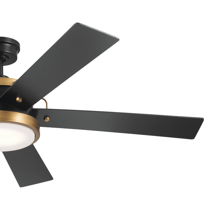 Kichler 330045SBK 56" Ceiling Fan, Satin Black