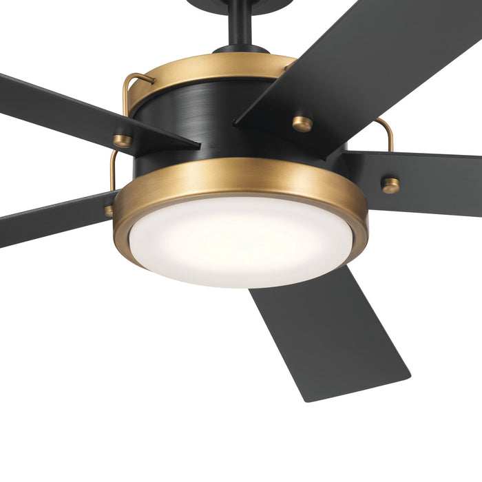 Kichler 330045SBK 56" Ceiling Fan, Satin Black
