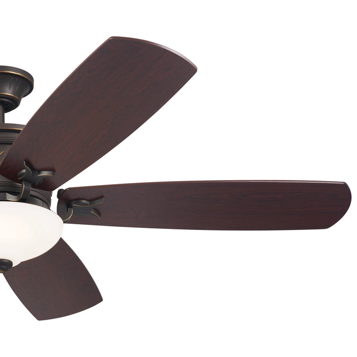 Kichler 300325OZ 56" Ceiling Fan, Olde Bronze with Gold Highlights