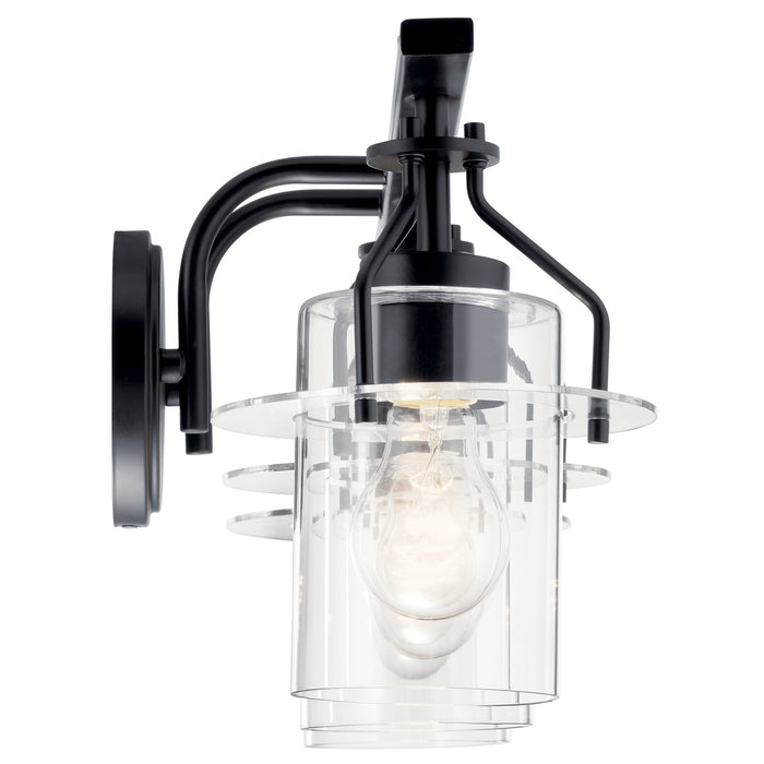 Kichler 55079BK Three Light Bath, Black