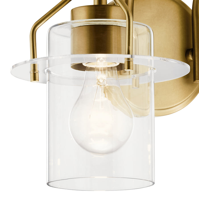 Kichler 55078NBR Two Light Bath, Brushed Brass