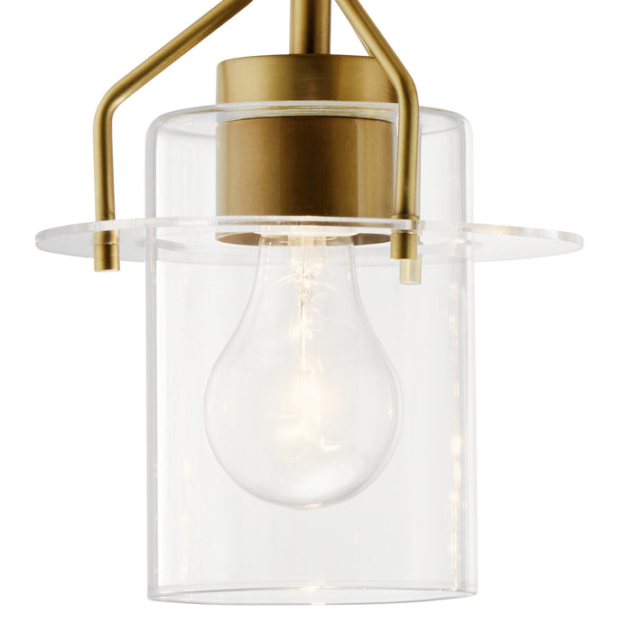 Kichler 55080NBR Four Light Bath, Brushed Brass