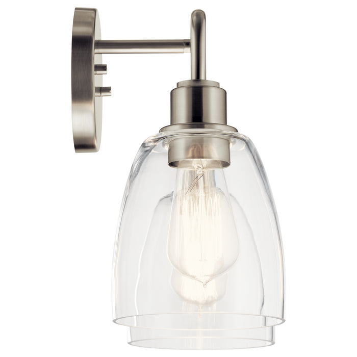 Kichler 55101NI Two Light Bath, Nickel Textured