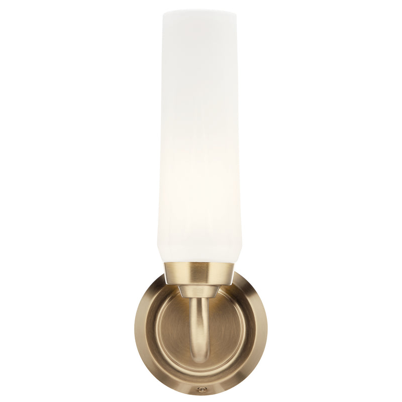 Kichler 55073CPZ One Light Wall Sconce, Champagne Bronze