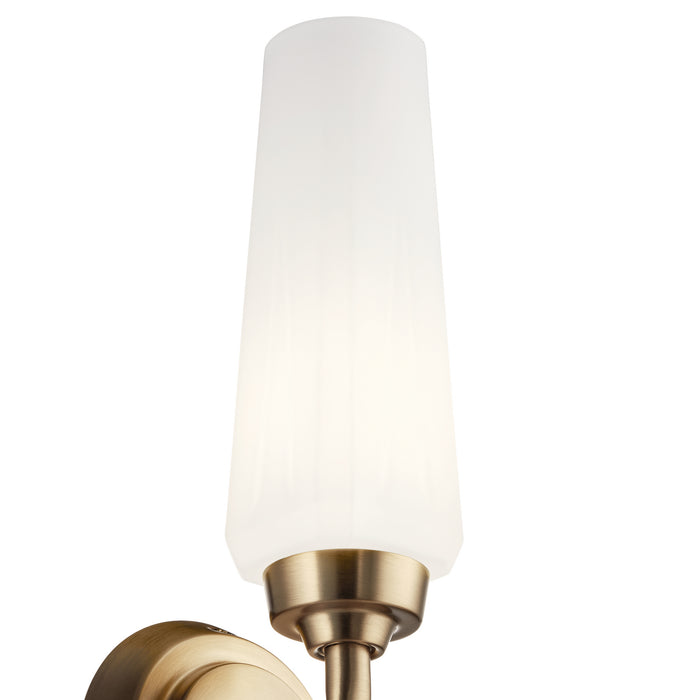 Kichler 55073CPZ One Light Wall Sconce, Champagne Bronze