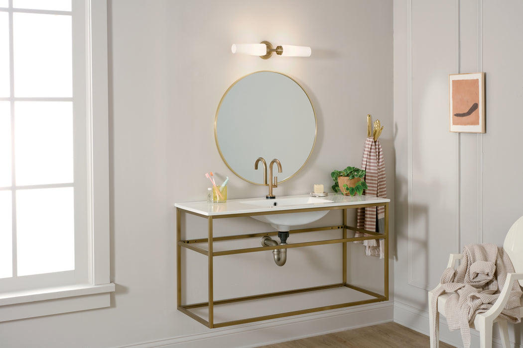 Kichler 55074CPZ Two Light Wall Sconce, Champagne Bronze