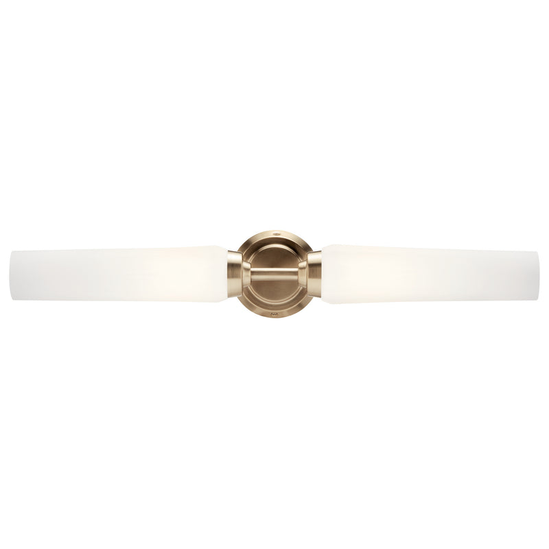 Kichler 55075CPZ Two Light Bath, Champagne Bronze
