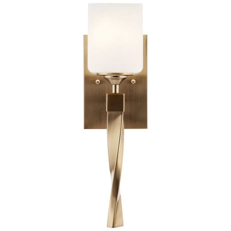 Kichler 55000CPZ One Light Wall Sconce, Champagne Bronze