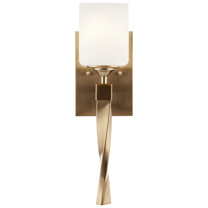 Kichler 55000CPZ One Light Wall Sconce, Champagne Bronze