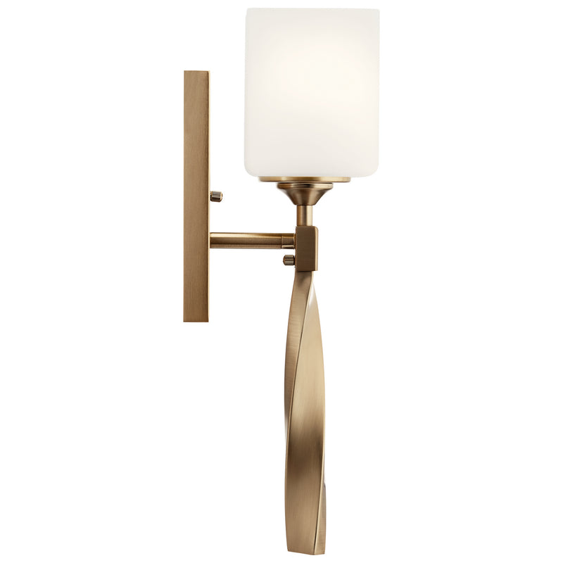 Kichler 55000CPZ One Light Wall Sconce, Champagne Bronze