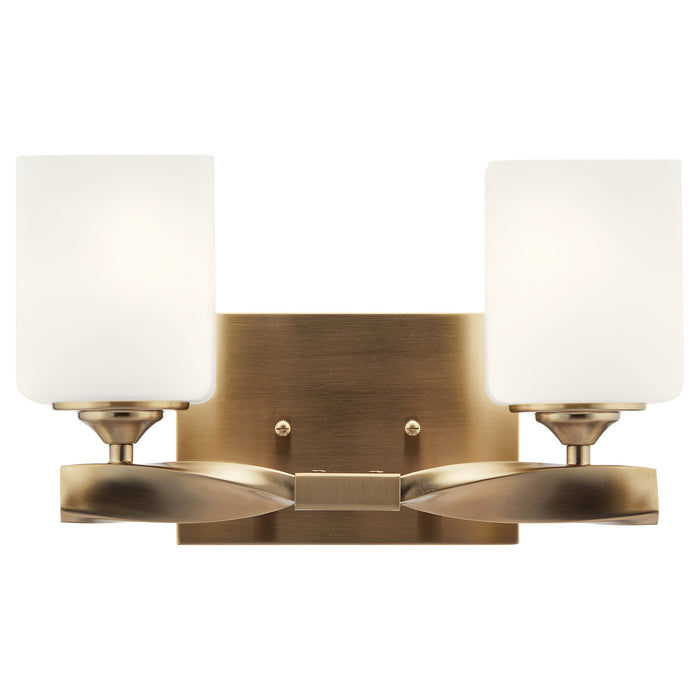 Kichler 55001CPZ Two Light Bath, Champagne Bronze