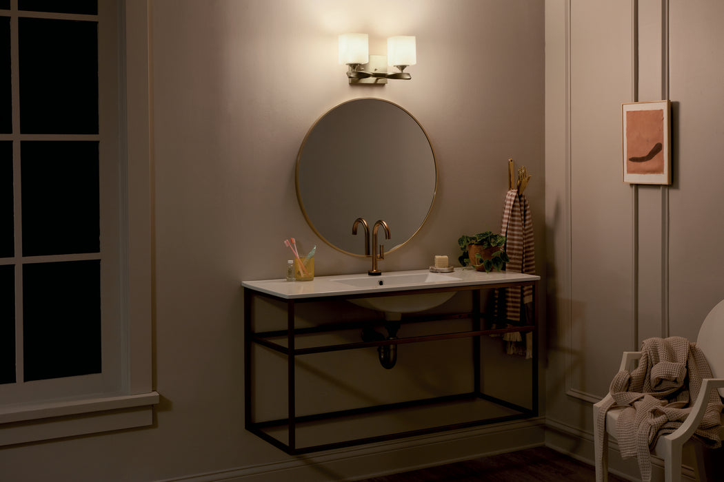 Kichler 55001CPZ Two Light Bath, Champagne Bronze