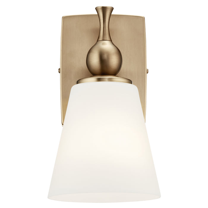 Kichler 55090CPZ One Light Wall Sconce, Champagne Bronze
