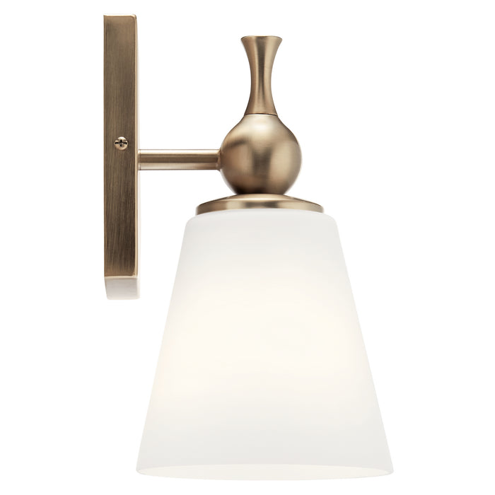 Kichler 55090CPZ One Light Wall Sconce, Champagne Bronze