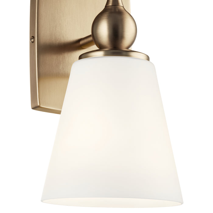 Kichler 55090CPZ One Light Wall Sconce, Champagne Bronze