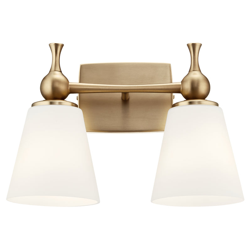 Kichler 55091CPZ Two Light Bath, Champagne Bronze