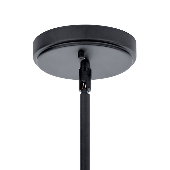 Kichler 52398BK Five Light Chandelier, Black