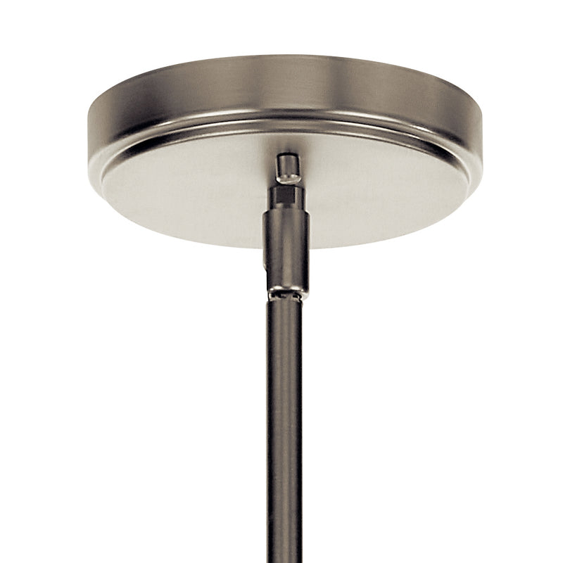 Kichler 52398NI Five Light Chandelier, Nickel Textured