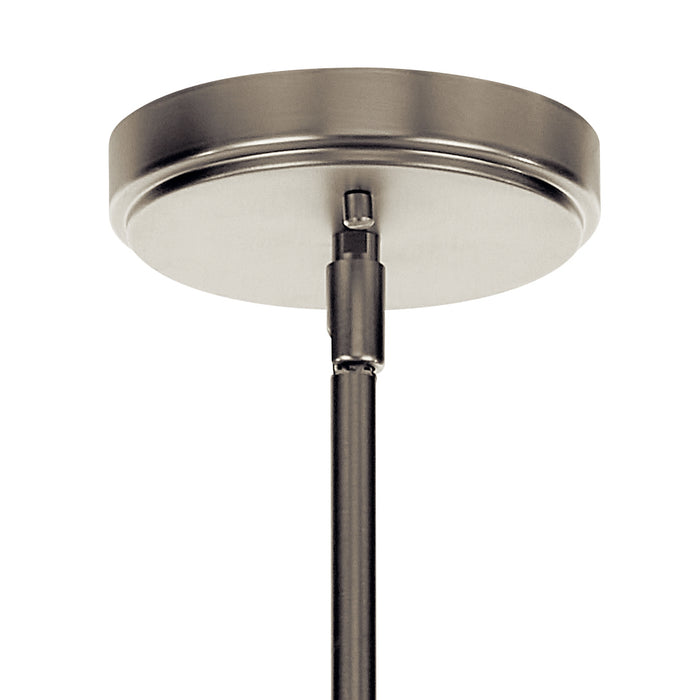 Kichler 52398NI Five Light Chandelier, Nickel Textured