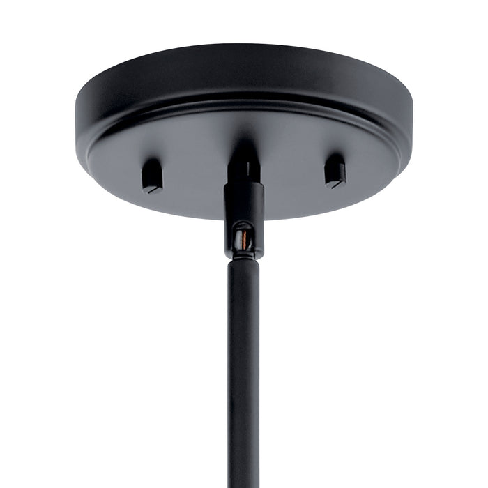 Kichler 52399BK One Light Mini Pendant, Black