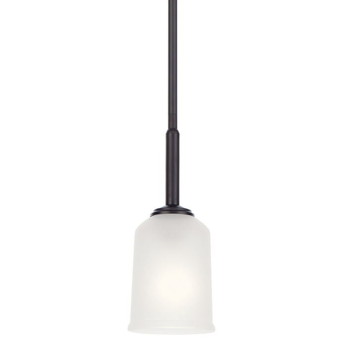 Kichler 43674BK One Light Mini Pendant, Black