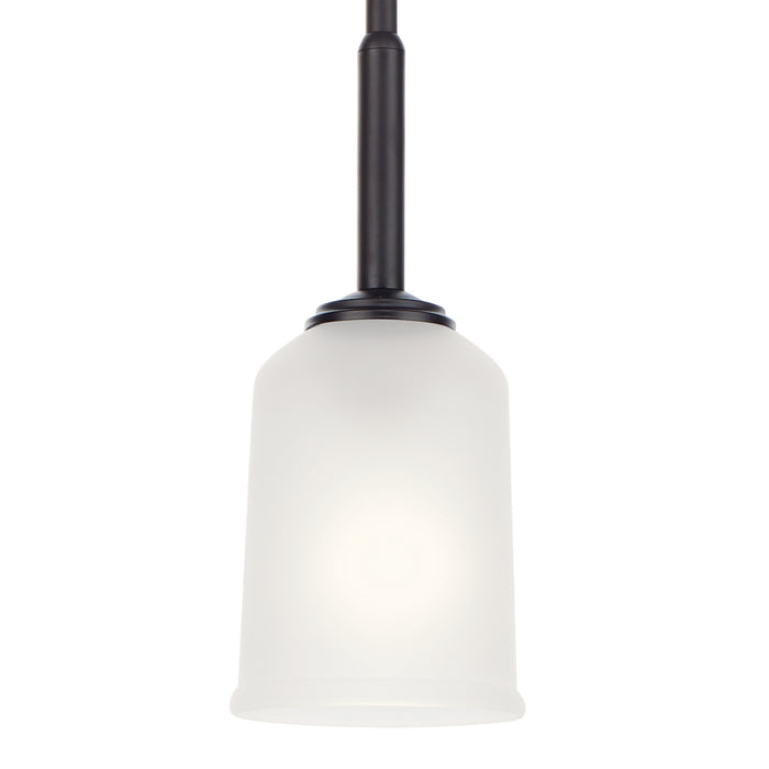 Kichler 43674BK One Light Mini Pendant, Black