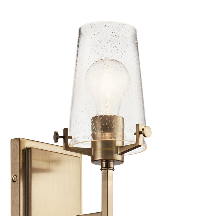 Kichler 45295CPZ One Light Wall Sconce, Champagne Bronze