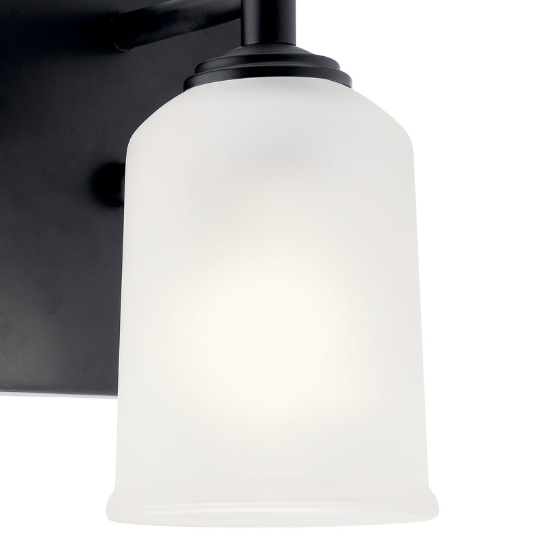 Kichler 45572BK One Light Wall Sconce, Black
