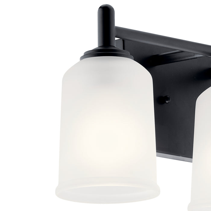 Kichler 45574BK Three Light Bath, Black