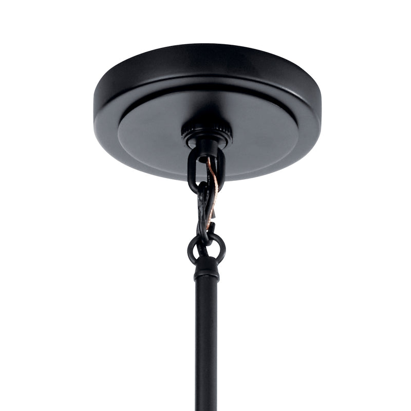 Kichler 52405BK One Light Mini Pendant, Black