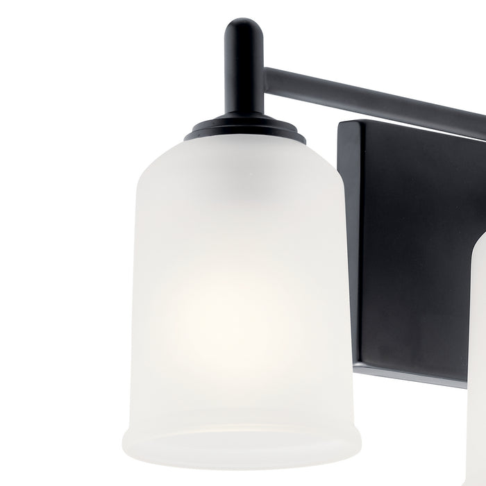 Kichler 45575BK Four Light Bath, Black