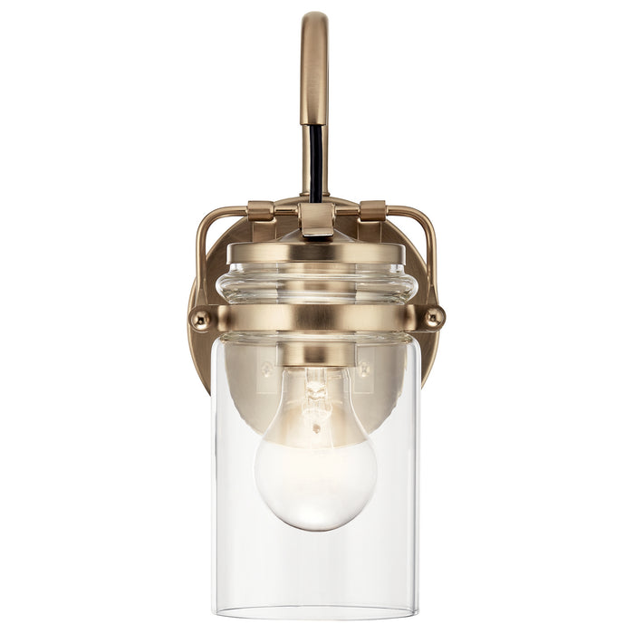 Kichler 45576CPZ One Light Wall Sconce, Champagne Bronze