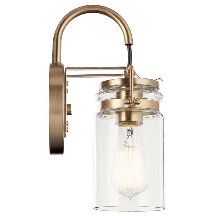 Kichler 45576CPZ One Light Wall Sconce, Champagne Bronze