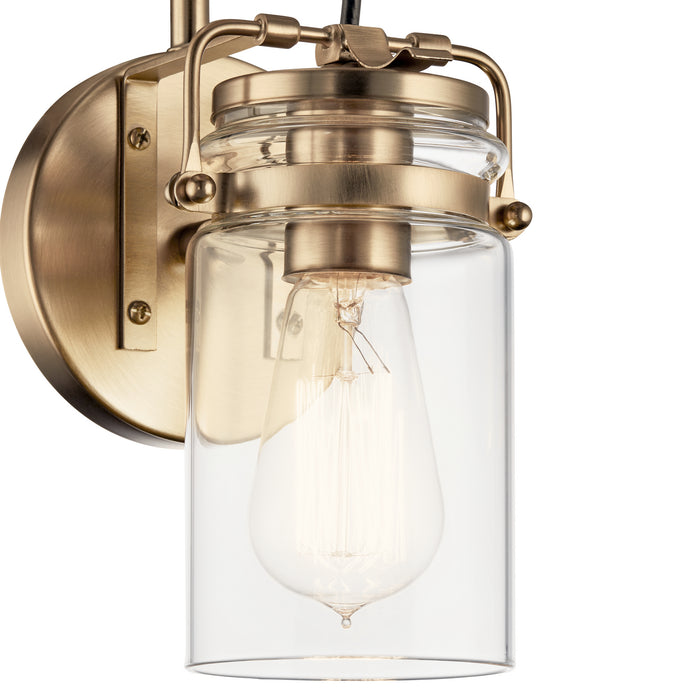 Kichler 45576CPZ One Light Wall Sconce, Champagne Bronze