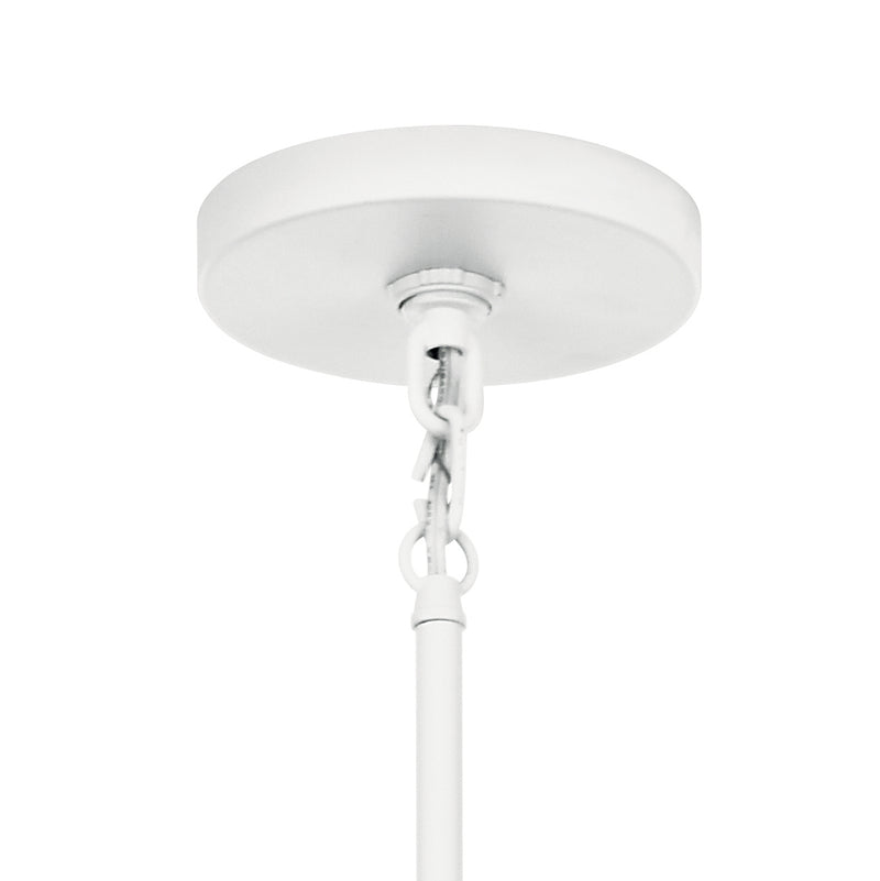 Kichler 52351WH Four Light Foyer Pendant, White