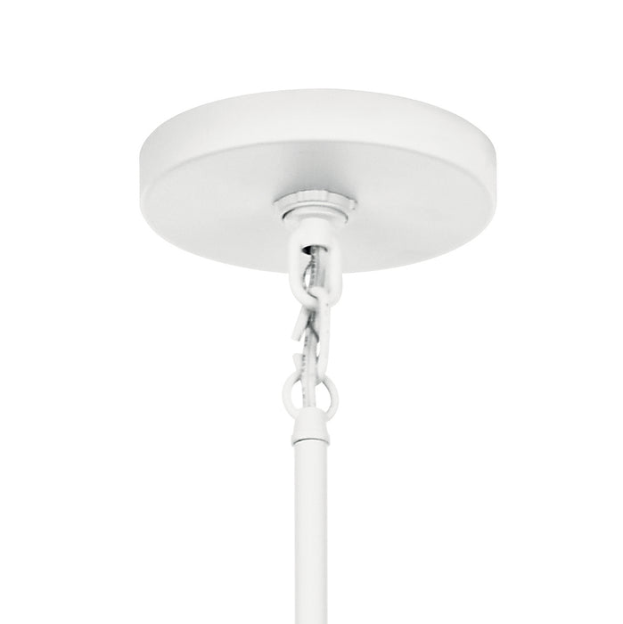 Kichler 52351WH Four Light Foyer Pendant, White