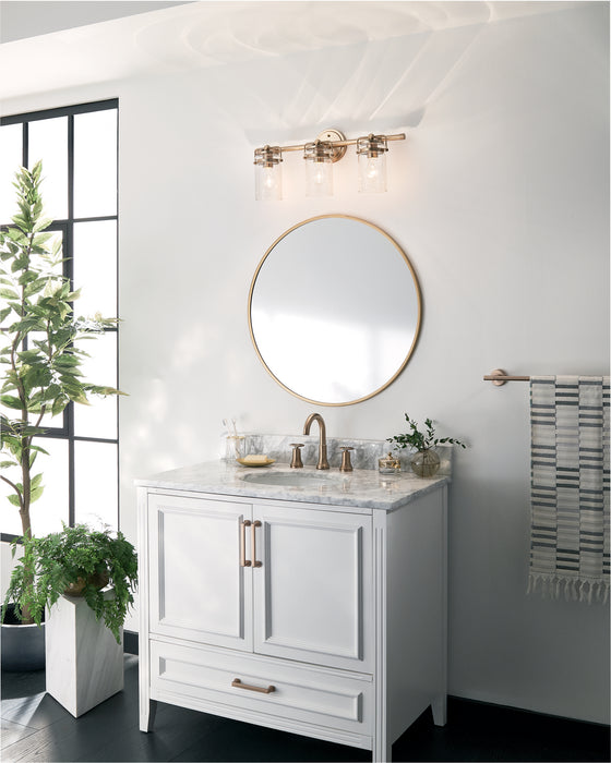 Kichler 45689CPZ Three Light Bath, Champagne Bronze