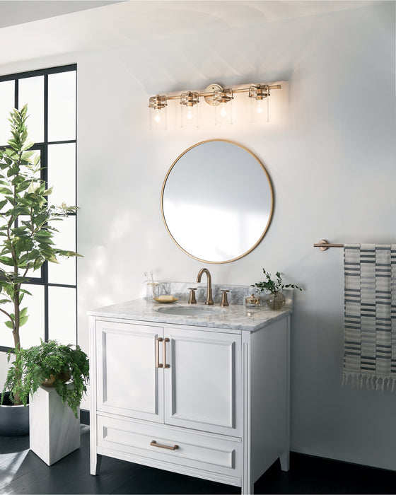 Kichler 45690CPZ Four Light Bath, Champagne Bronze