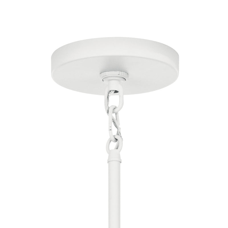 Kichler 52349WH Eight Light Chandelier, White