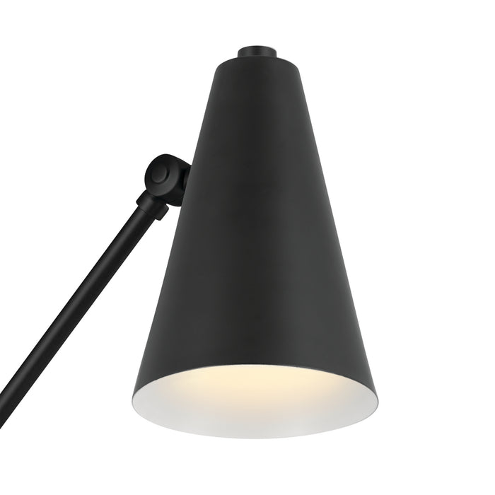 Kichler 52485BKB One Light Wall Sconce, Black