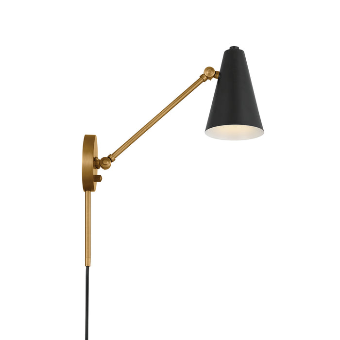 Kichler 52485NBRB One Light Wall Sconce, Natural Brass